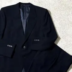 ミラショーン ウール スーツ セットアップ 黒 A6 ビジネス 冠婚葬祭のサムネイル