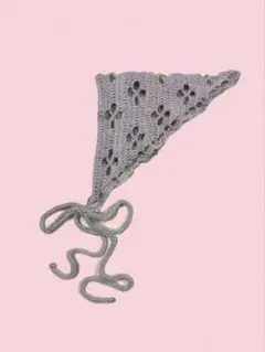 ハンドメイド｜花 模様 ピンク ラメ ガーリー バレエコア バブーシュカ 春