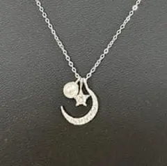 シルバー925 S925 ネックレス クリスマス 月 星 シルバー クリスマス