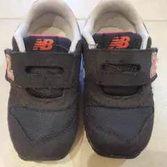 New Balance 373 ベビーシューズ ブラック/レッド