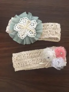 女の子　ベビーヘアバンド