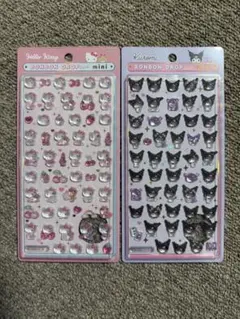 ボンボンドロップシール ミニ サンリオ　クロミ　キティ　ピンク