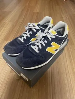 New Balance CM996SHC ネイビー/イエロー スニーカー