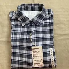 無印良品★両面起毛フランネルレギュラーカラー長袖シャツ★Sサイズ