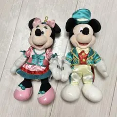 ディズニーランドホテル　宿泊者限定　ミッキー ミニーぬいぐるみバッジ