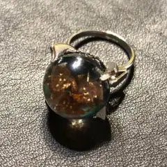 シルバー　刻印　リング　昭和　レトロ　アンティーク　フラワー
