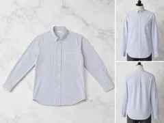 【新品未着用】size XL UNIQLO ストライプ ボタンダウンシャツ 長袖のサムネイル