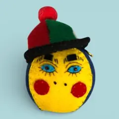 部活　フェルト　お守り　ハンドメイド　マスコット　バレーボール