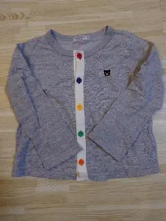 DOUBLE.B 長袖シャツ 110サイズ グレー