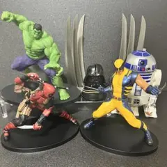 2セット キャプテンアメリカ ウルヴァリン marvel シークレット 