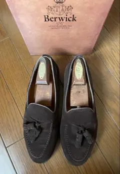 Berwick バーウィック タッセルローファー スウェード UK6.5 箱付