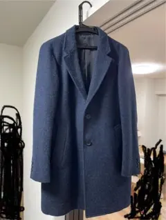 A DAY IN THE LIFE ネイビー チェスターコート M