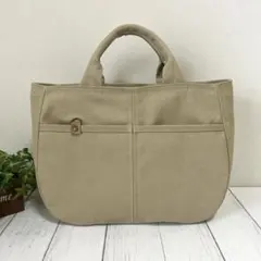 美月 ヴィンテージ8号帆布 ラウンドトートバッグ (ベージュ/A4対応) 8号帆布 ラウンドトートバッグ (ブルーグレー/ A4対応) - メルカリ