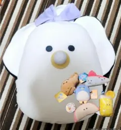 【匿名配送】 タイトー限定 なまがき ぬいぐるみ コンプ豪華セット！ つぶらな瞳の和食屋 むぎゅぬい なまがき すーぱーびっぐ