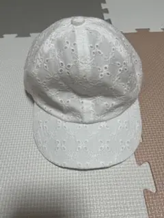 branshes キッズ キャップ ホワイト 花柄のサムネイル