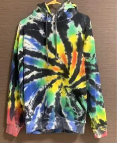 タイダイ染め　パーカー フーディ裏起毛