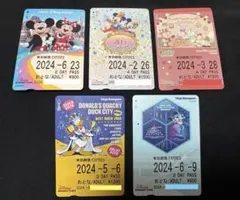 ✨ディズニーリゾートライン フリー切符5枚セット