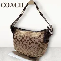 coach hobo one shoulder bag signature