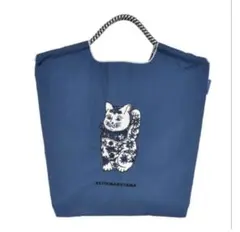 新品未使用　ボールアンドチェーン　ケイタマルヤマ　招き猫　ネイビー　Mサイズのサムネイル