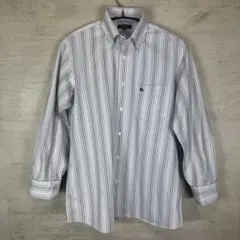 BURBERRY LONDON 長袖ストライプシャツ L 未使用