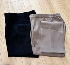 mysty woman タックパンツ2点セット
