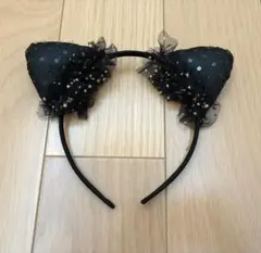 猫耳カチューシャ　ハロウィン　キッズコスプレ
