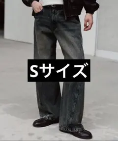 【WYM】VINTAGE WASHED CURVED DENIM