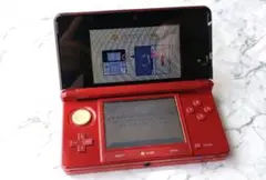 Nintendo 3DS 赤　ニンテンドー　充電器付き