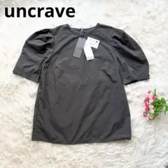 新品✨アンクレイヴ 半袖ブラウス uvカット　接触冷感　パフスリーブ　シャツ