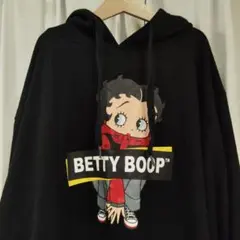 BETTY BOOP パーカー　 ベティちゃん　4L 　黒　ブラック　スウェットのサムネイル