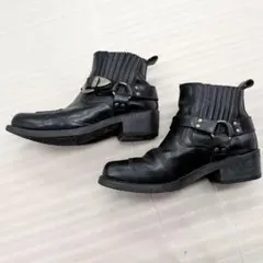 希少・極美品】NANKAI 本革 ライディングブーツ バイクブーツ 黒 南海