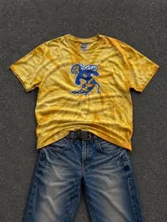 00s GILDAN 半袖Tシャツ ダイダイ y2k archive 短丈のサムネイル