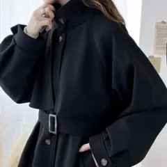 classicalelf 2way スタンドカラーロング オーバーサイズコート