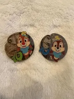 東京ディズニーリゾート チップとデール ピンバッジ 4点セット - メルカリ