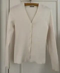 セオリーリュクス カーディガン アイボリー 長袖