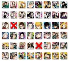 鬼滅の刃　アートコースター 第一弾　猗窩座2種以外　46枚セット