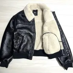 GOU 様専用ZARA ザラ フェイクムートン ボアジャケット XL ブラック