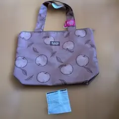 未使用　KALDI リンゴ柄 エコバッグ
