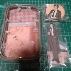 セガラッキーくじ 諸伏高明 アクスタ 缶バッジ アクスタケース まとめ売り