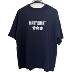 MARY QUANT マリークワント Tシャツ ネイビー デイジー刺繍 Mサイズ