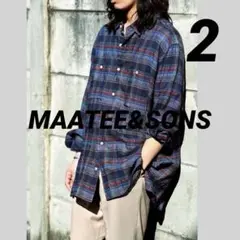 MAATEE&SONS WORK SHIRTS MIX MADRAS 2