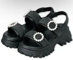 辻希美 しまむら　Ange Charme 　サンダル　Lサイズ