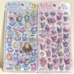 【正規品】　サンリオキャラクターズ　マイメロ　クロミ　うるちゅるポップシール