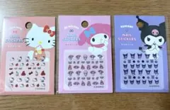 【国内正規品】サンリオ　ネイルシール　キティ　マイメロ　クロミ