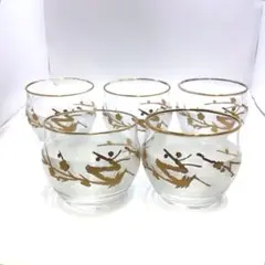 昭和レトロ カメイガラス 冷茶グラス ガラスコップ