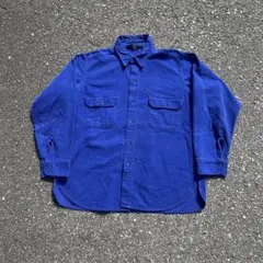 80s wool rich USA製 シャツ