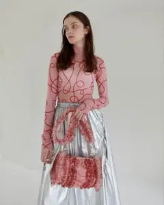 POPPY あさぎーにょ リボンシースルートップス - メルカリ