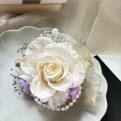 コサージュ　プリザーブドフラワーコサージュ　入学式　卒業式