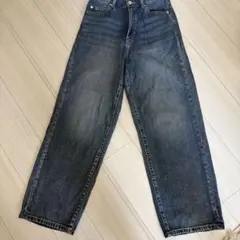 LOWRYS FARMラインストーン付き デニムパンツ インディゴブルーのサムネイル