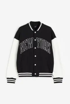 H&M オーバーサイズ スウェットスタジャン